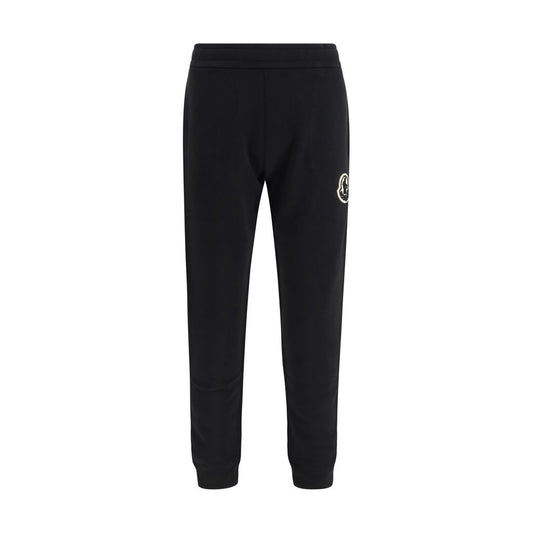 Moncler Black Cotton Athletic Pants Moncler