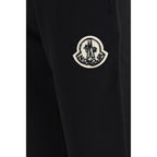 Moncler Black Cotton Athletic Pants Moncler