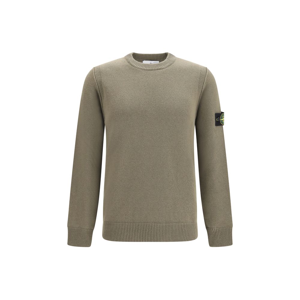 Stone Island Bicolor Cotton Sweatshirt Stone Island