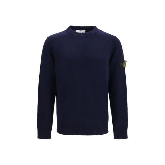 Stone Island Black Cotton Sweatshirt Stone Island