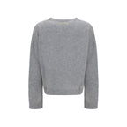 Fabiana Filippi Gray Cashmere Sweatshirt Fabiana Filippi