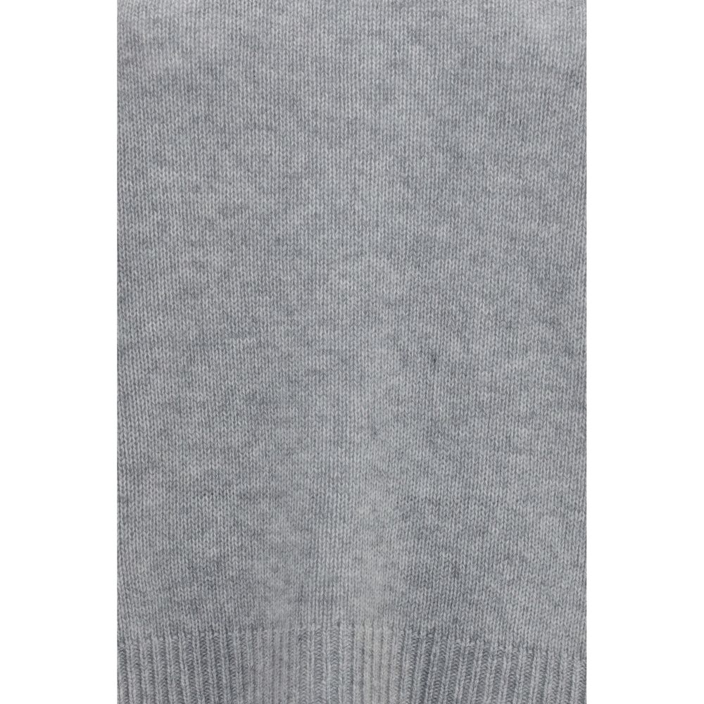 Fabiana Filippi Gray Cashmere Sweatshirt Fabiana Filippi