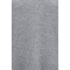 Fabiana Filippi Gray Cashmere Sweatshirt Fabiana Filippi