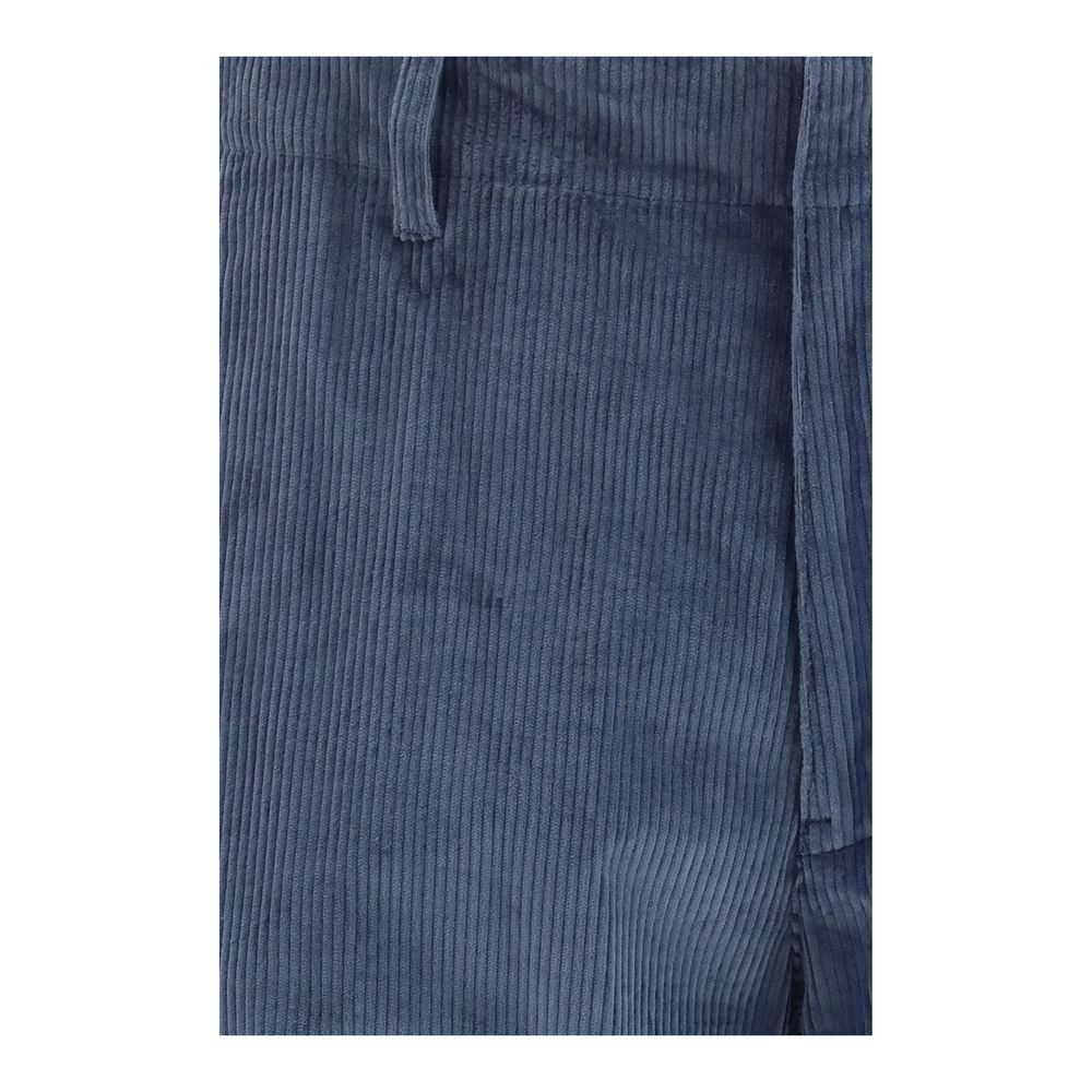 Etro Blue Cotton Casual Pants Etro