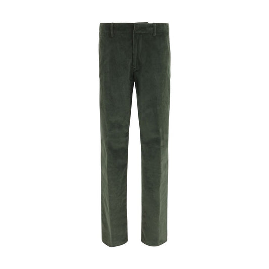 Etro Bicolor Cotton Casual Pants Etro