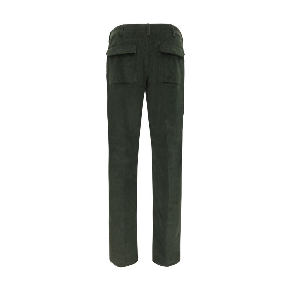Etro Bicolor Cotton Casual Pants Etro