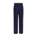 Blazé Milano Blue Wool Oves Aries Pants Blazé Milano