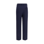 Blazé Milano Blue Wool Oves Aries Pants Blazé Milano