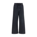 MM6 Black Cotton Relaxed Fit Jeans MM6