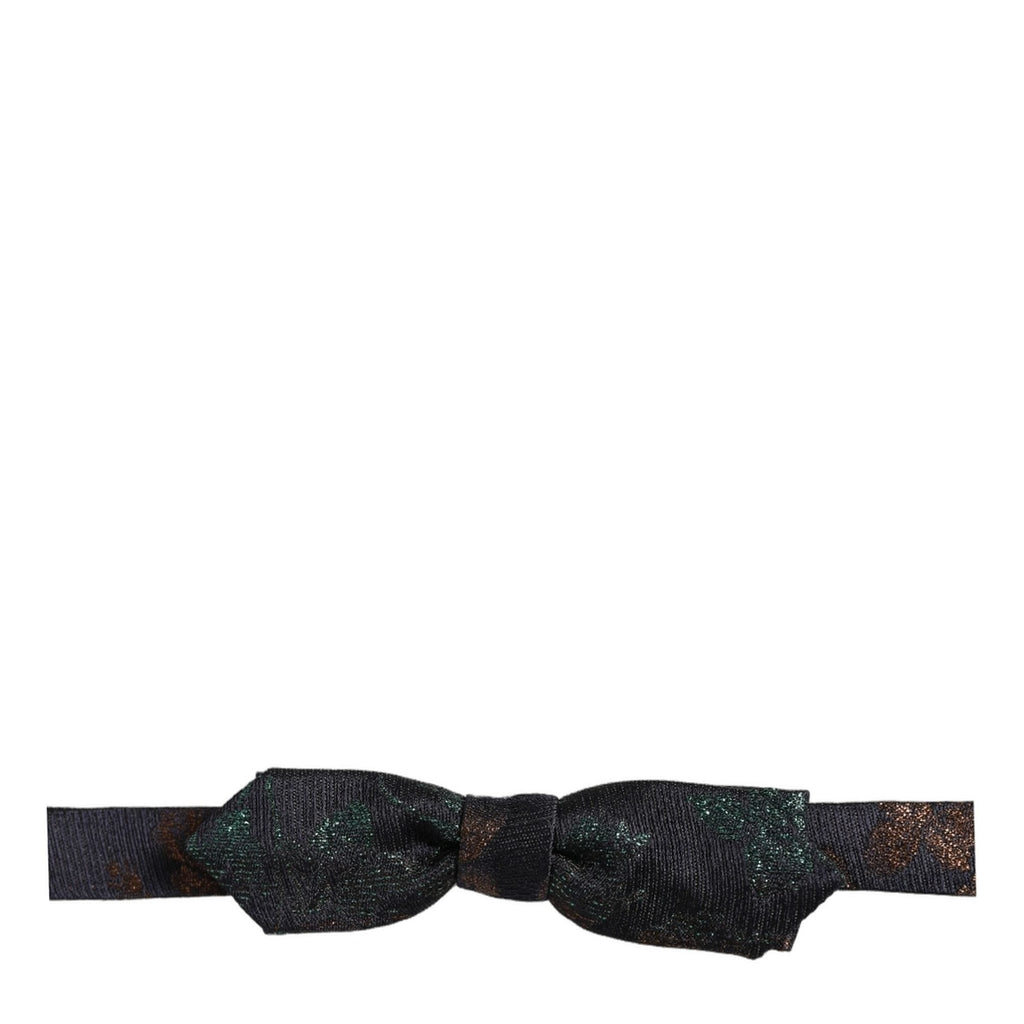 Dolce & Gabbana Men Multicolor 100% Silk Adjustable Neck Papillon Bow Tie