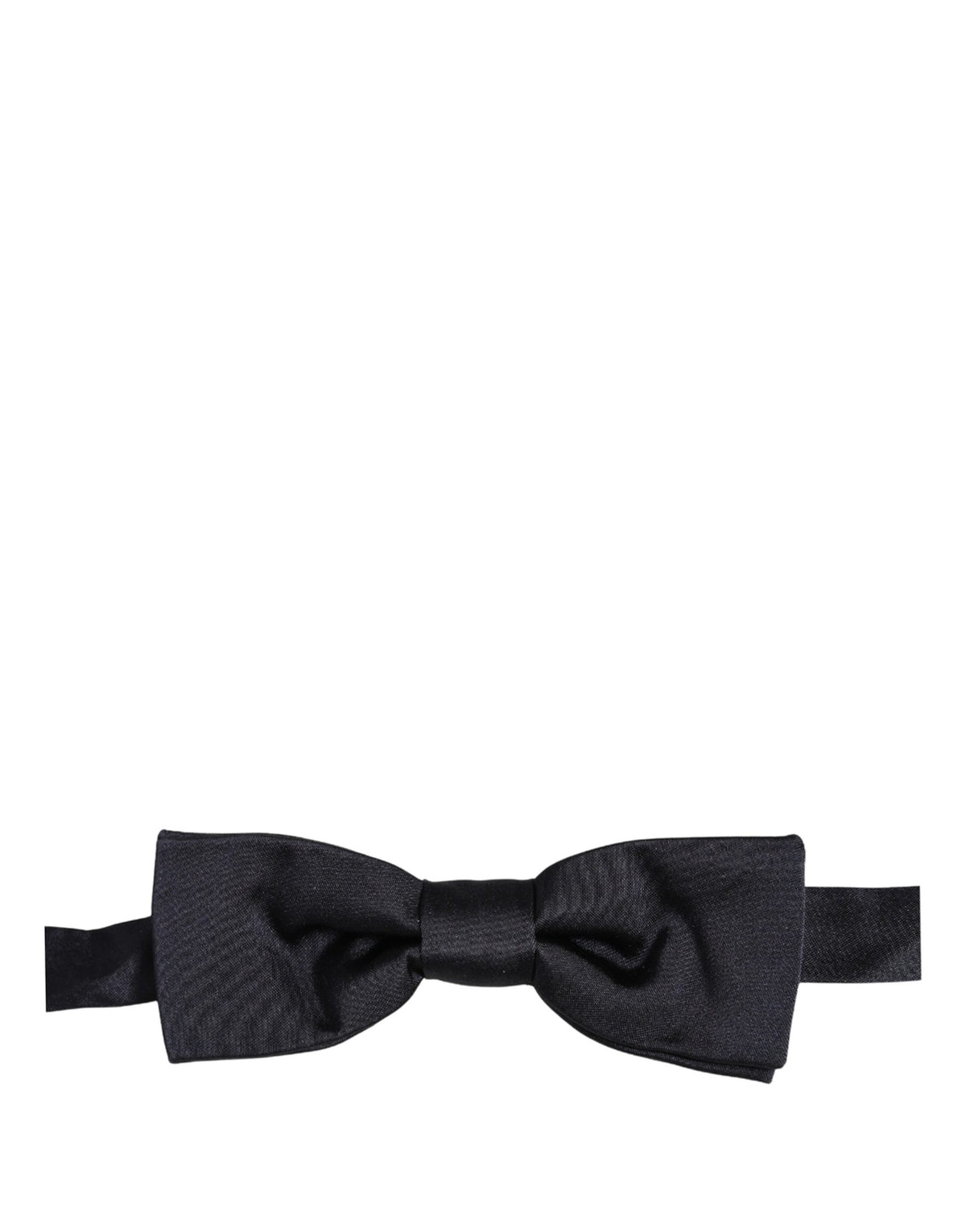 Dolce & Gabbana Men Dark Blue 100% Silk Adjustable Neck Papillon Bow Tie