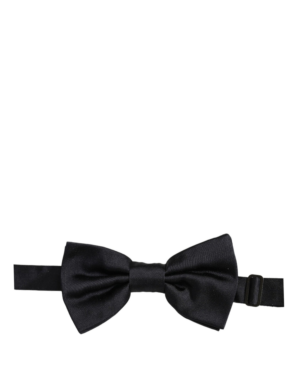 Dolce & Gabbana Men Black 100% Silk Adjustable Neck Papillon Bow Tie