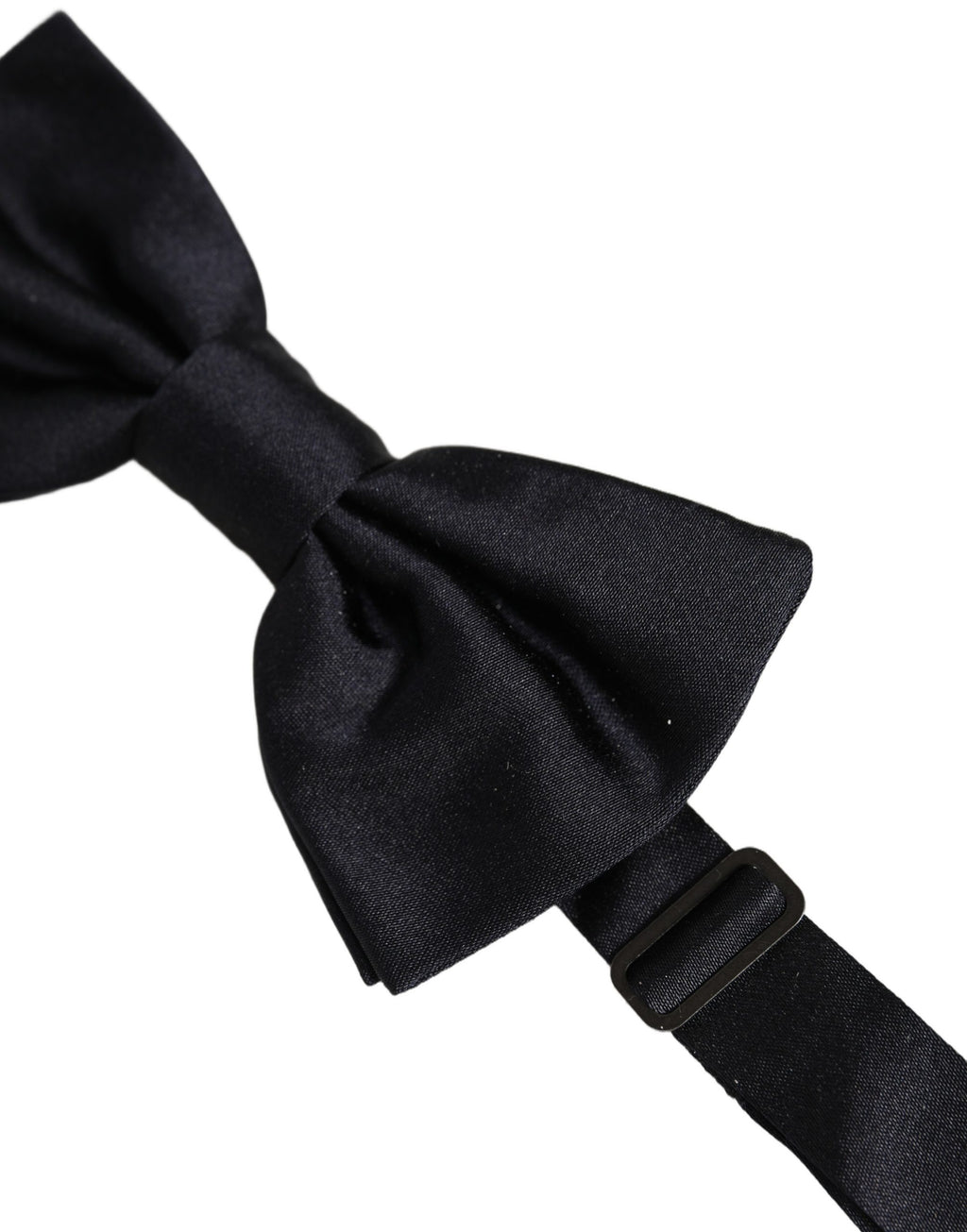 Dolce & Gabbana Men Black 100% Silk Adjustable Neck Papillon Bow Tie