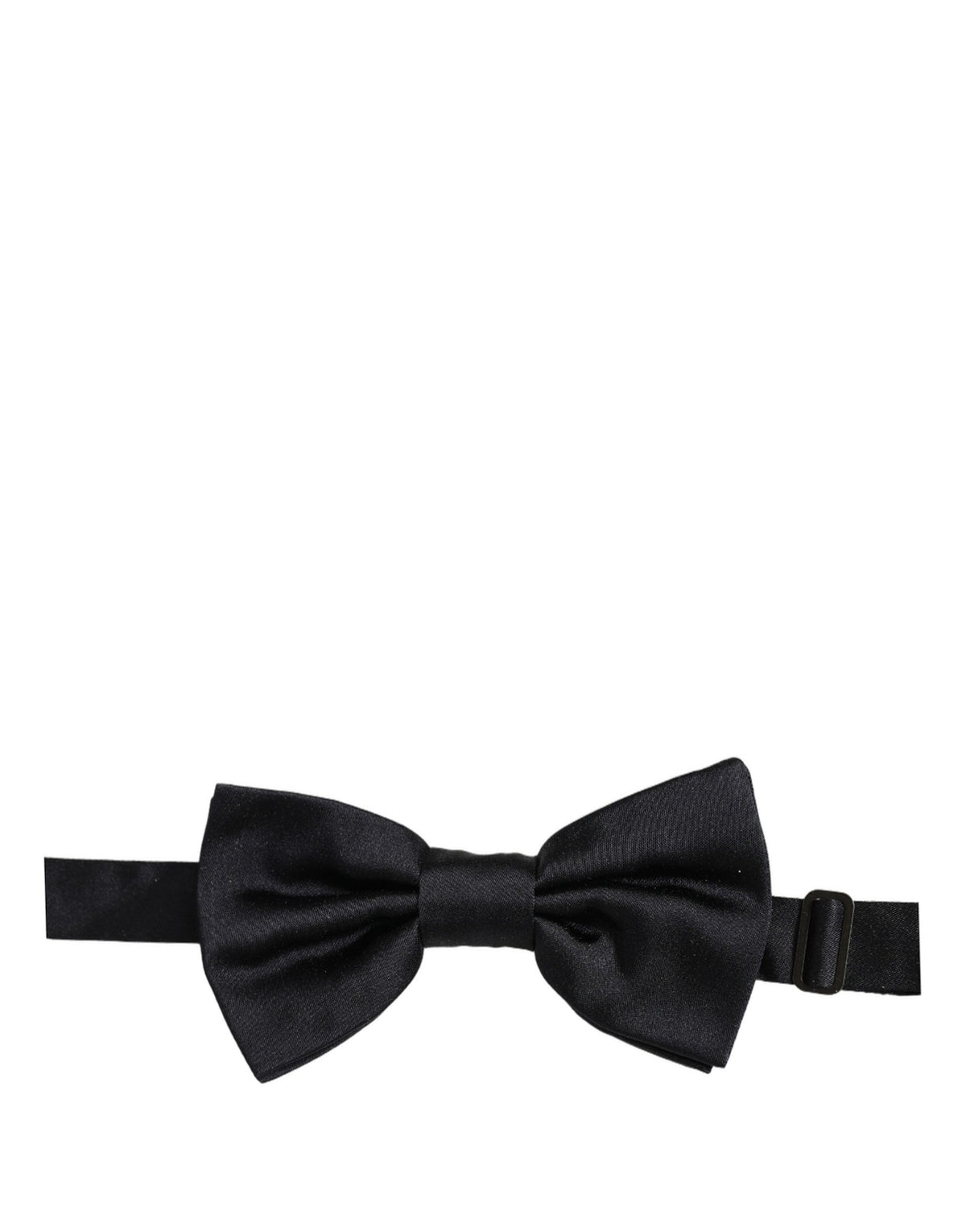Dolce & Gabbana Men Black 100% Silk Adjustable Neck Papillon Bow Tie