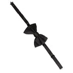 Dolce & Gabbana Men Black 100% Silk Adjustable Neck Papillon Bow Tie
