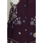 Versace Multicolor Silk Pattern Shirt Versace