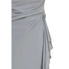 Versace Gray Viscose Casual Dress