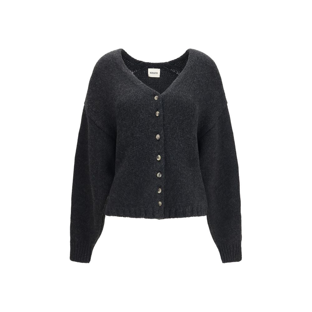 Khaite Gray Cashmere Cardigan Khaite