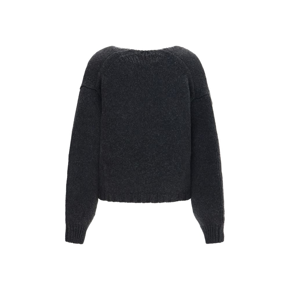 Khaite Gray Cashmere Cardigan Khaite