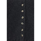 Khaite Gray Cashmere Cardigan Khaite