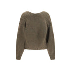 Khaite Bicolor Cashmere Cardigan