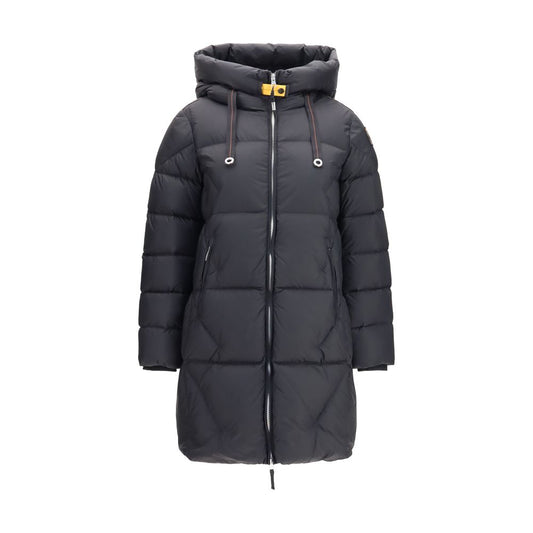 Parajumpers Black Goose Down Full-Length Jacket Parajumpers