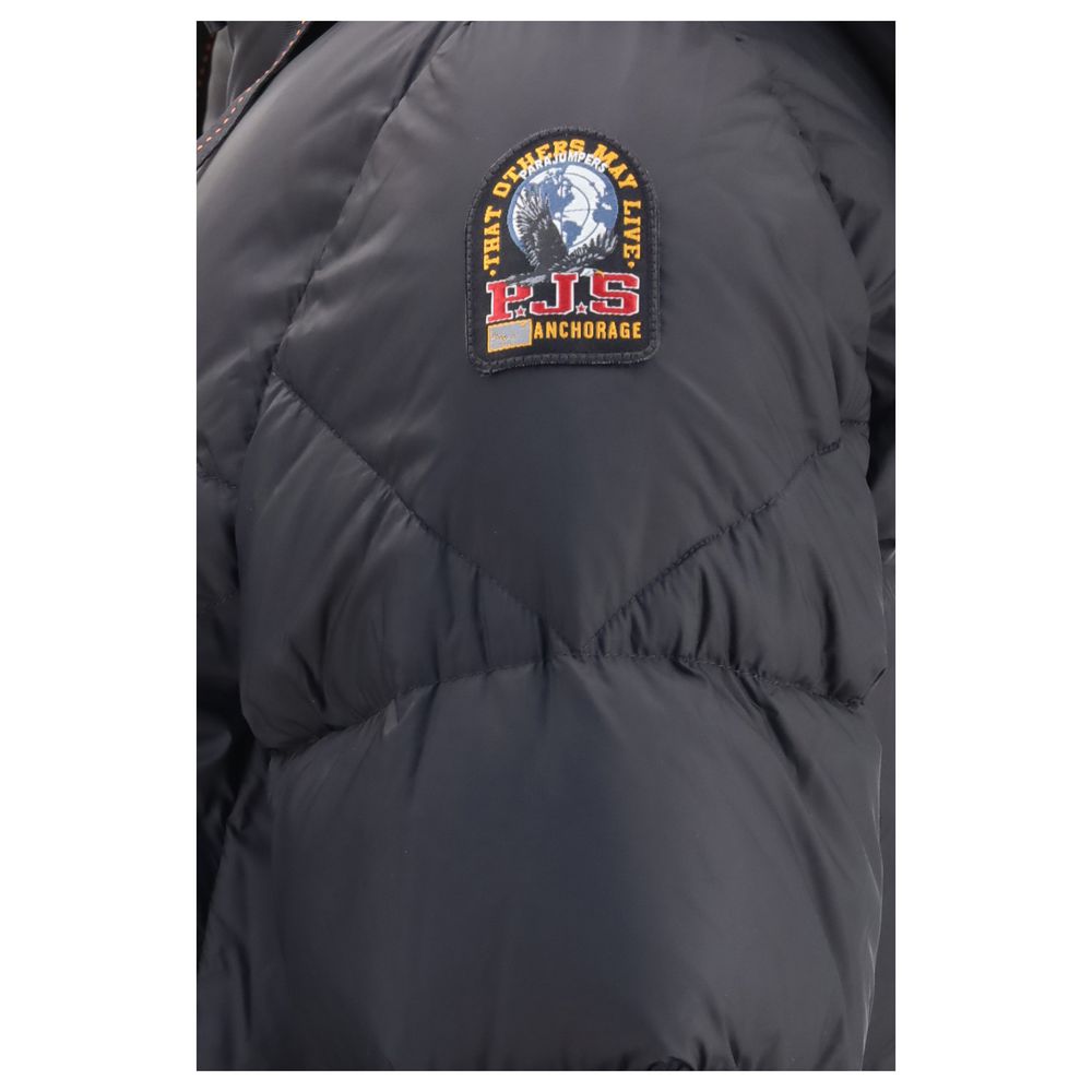 Parajumpers Black Goose Down Full-Length Jacket Parajumpers