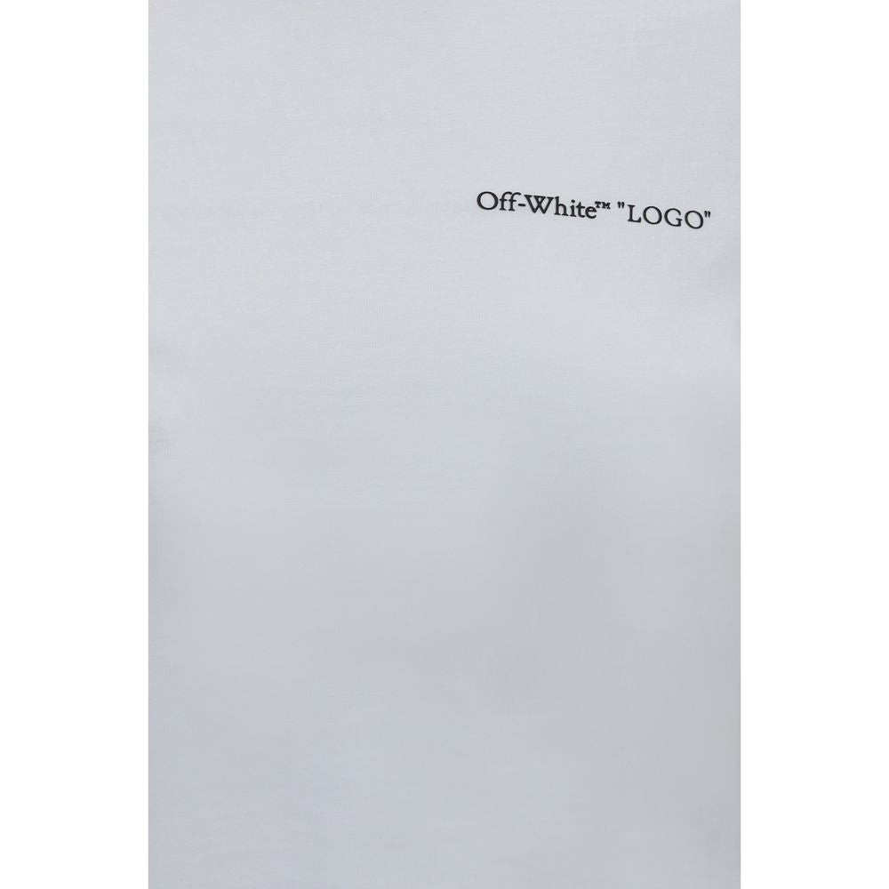 Off-White White Cotton T-Shirt Off-White
