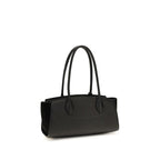 Ferragamo Black Calf Leather Bos Taurus Shoulder Bag Ferragamo