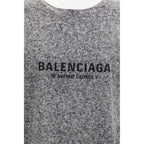 Balenciaga Gray Cotton T-Shirt Balenciaga