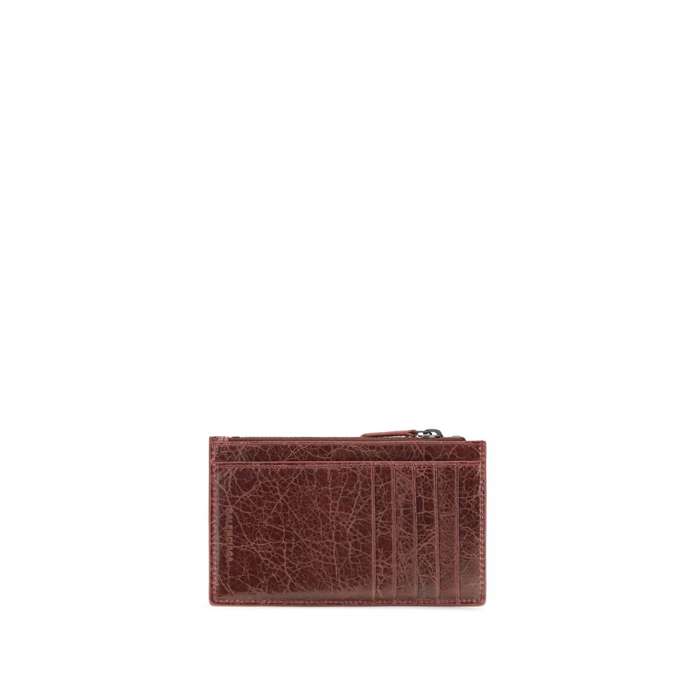Balenciaga Bordeaux Lamb Ovis Aries Aries Wallet Balenciaga