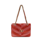 Valentino Garavani Multicolor Suede Leather Shoulder Bag Valentino Garavani