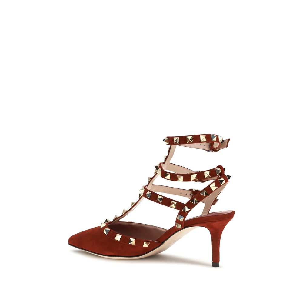 Valentino Garavani Multicolor Suede Leather High Heel Pumps Valentino Garavani