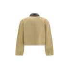 Balenciaga Beige Cotton Full-Length Jacket