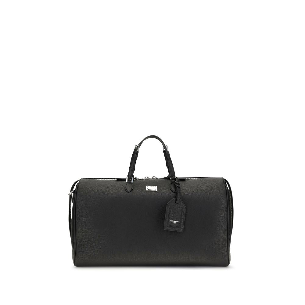 Dolce & Gabbana Black Calf Leather Bos Taurus Briefcase Dolce & Gabbana