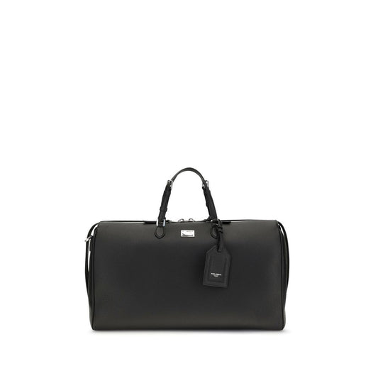 Dolce & Gabbana Black Calf Leather Bos Taurus Briefcase Dolce & Gabbana