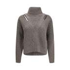 P.A.R.O.S.H. Beige Wool Oves Aries Sweatshirt P.A.R.O.S.H.