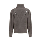 P.A.R.O.S.H. Beige Wool Oves Aries Sweatshirt P.A.R.O.S.H.