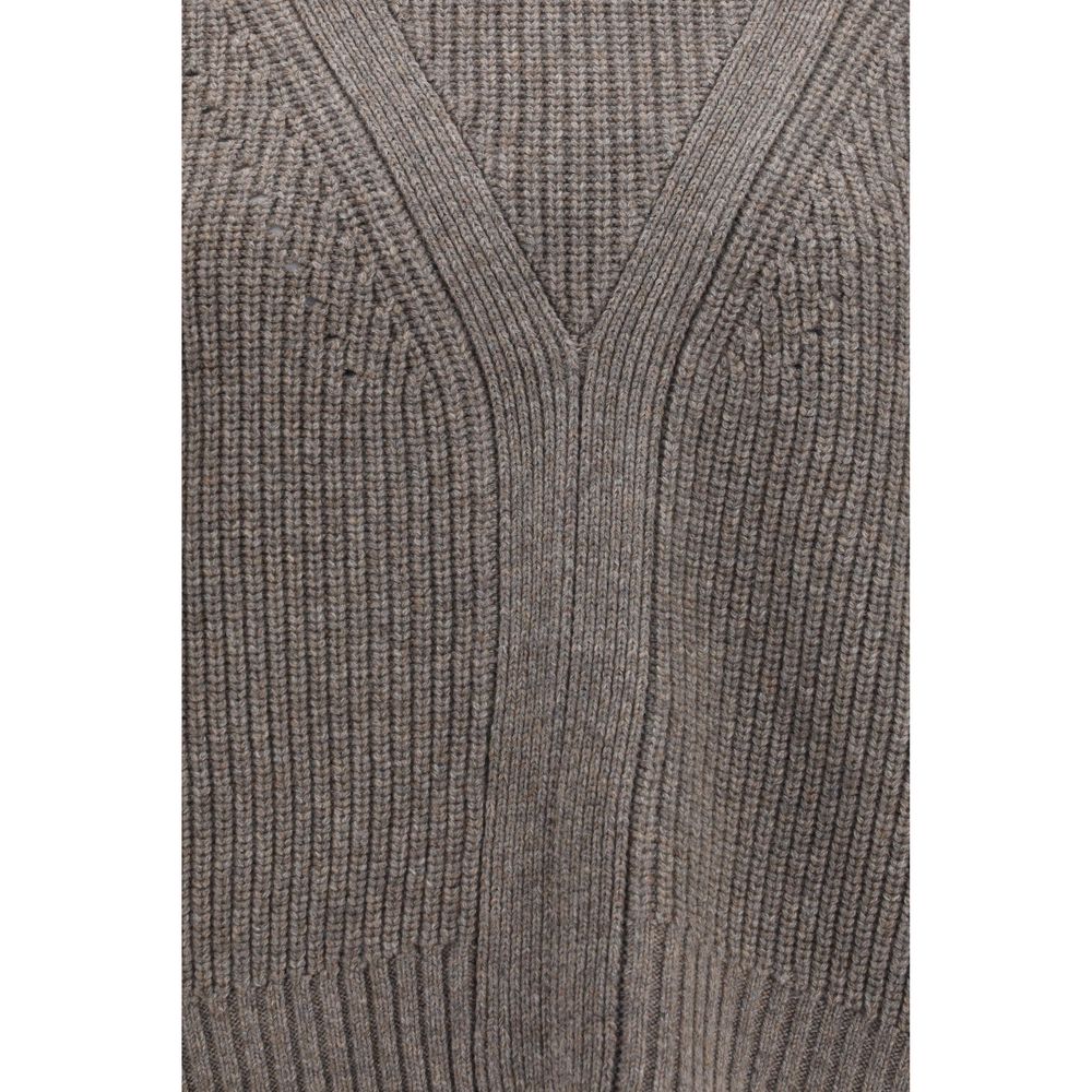 P.A.R.O.S.H. Beige Wool Oves Aries Sweatshirt P.A.R.O.S.H.