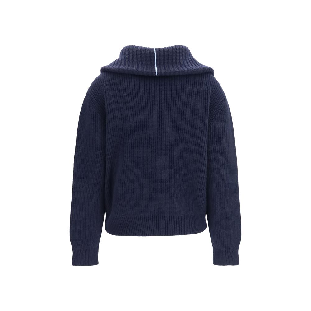 Malo Blue Cashmere Polo Shirt Malo