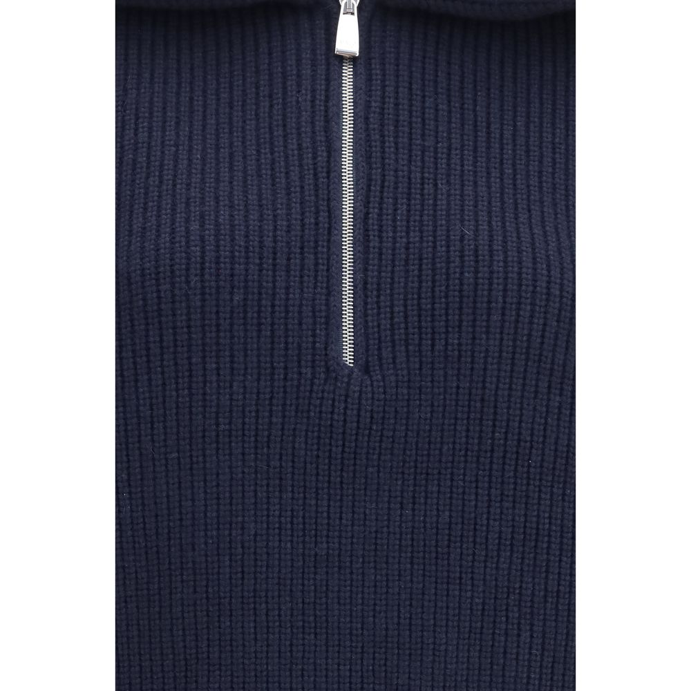 Malo Blue Cashmere Polo Shirt Malo