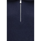 Malo Blue Cashmere Polo Shirt Malo