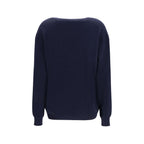 Malo Blue Cashmere Sweater Malo