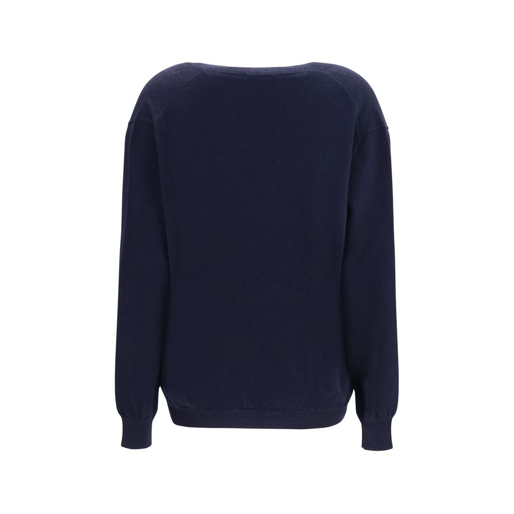 Malo Blue Cashmere Sweater Malo