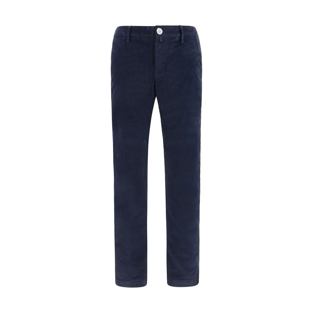 Jacob Cohen Blue Cotton Chino Pants Jacob Cohen