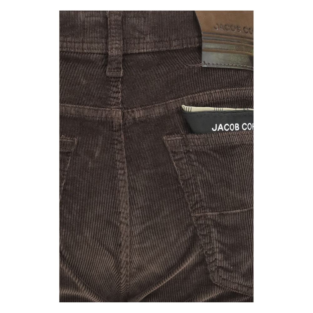 Jacob Cohen Brown Cotton Casual Pants Jacob Cohen