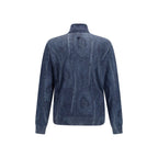 Etro Blue Silk Turtleneck Etro