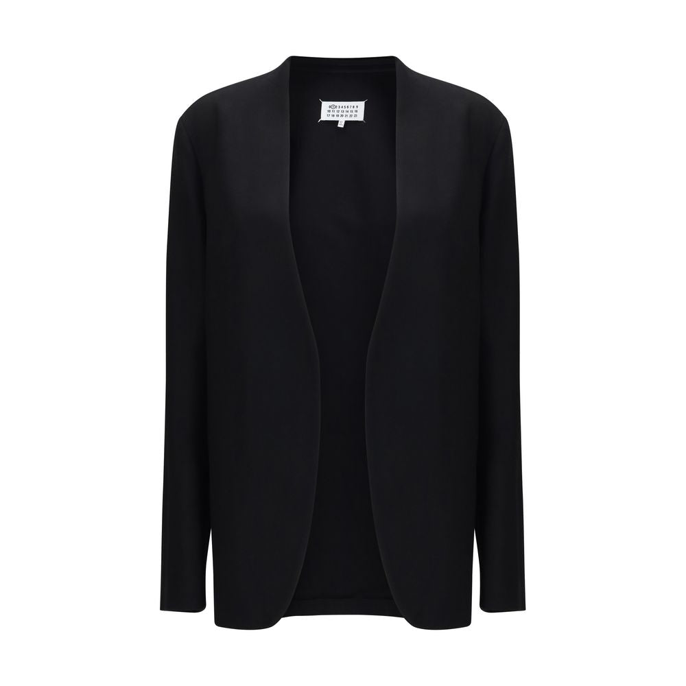 Maison Margiela Black Wool Oves Aries Shell Jacket Maison Margiela