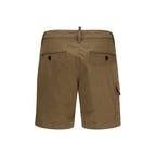 Dsquared² Brown Cotton Bermuda Shorts Dsquared²