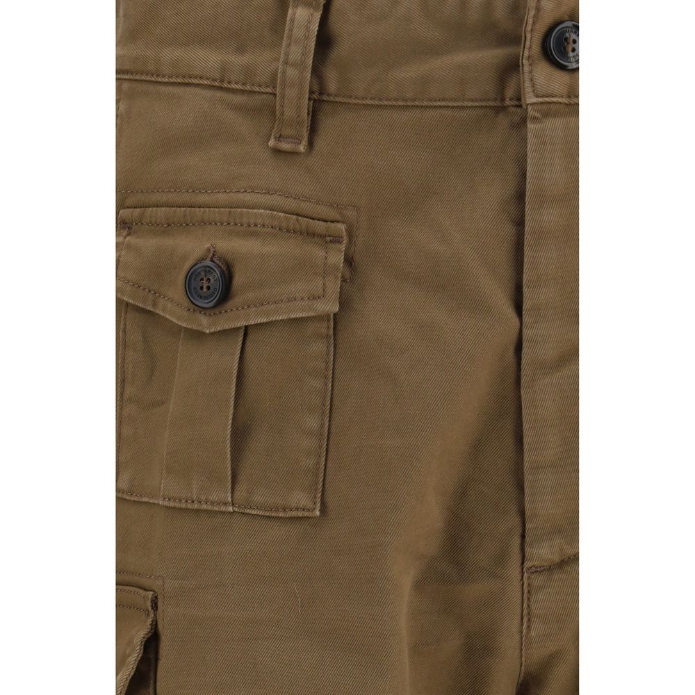 Dsquared² Brown Cotton Bermuda Shorts Dsquared²